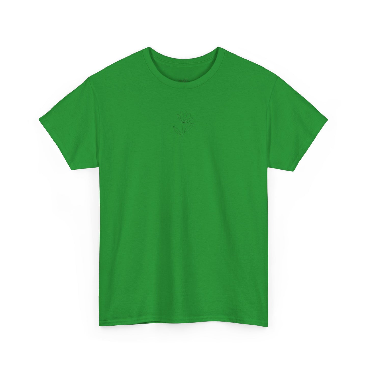 Linienstil Blumen & Vogel Shirt