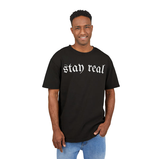 stay real Acid Washed Oversized Shirt