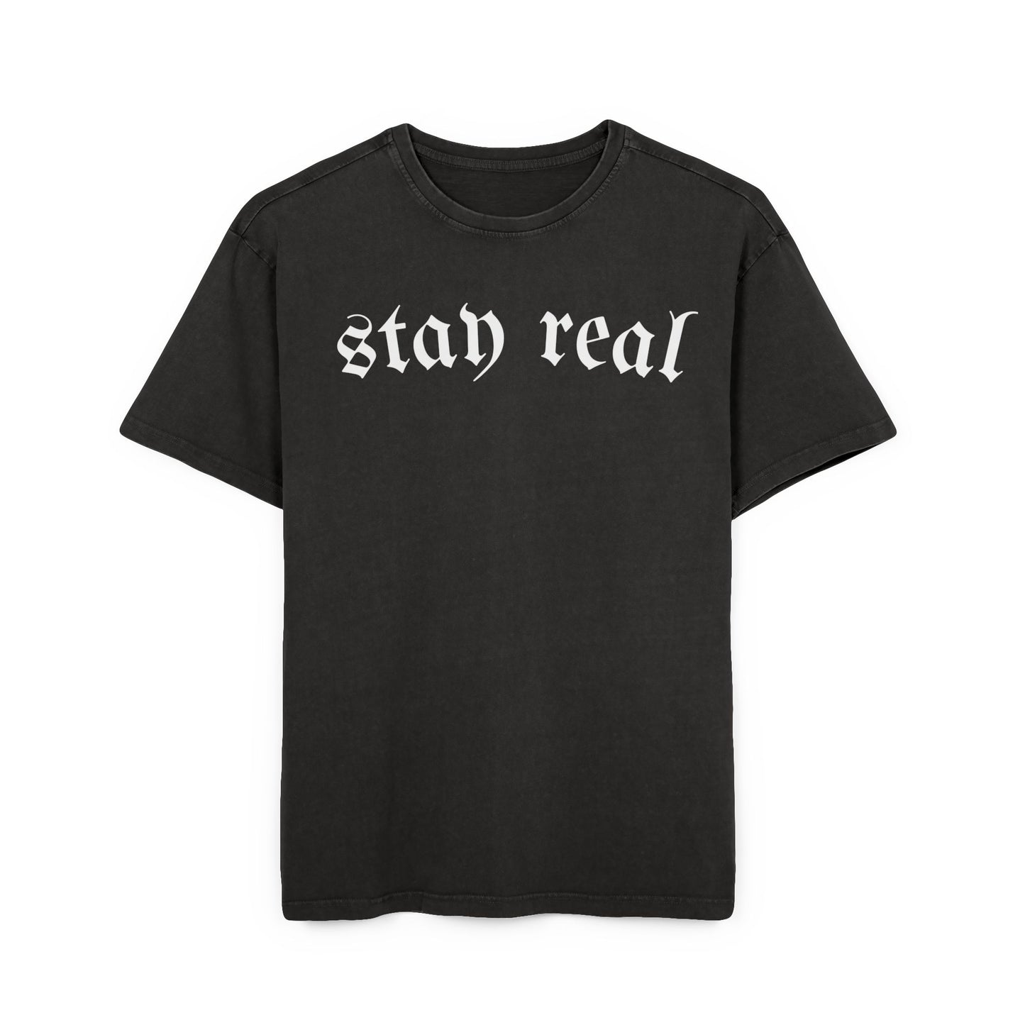 stay real Acid Washed Oversized Shirt